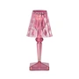 Kartell - Battery Rechargeable table lamp H 30 cm, pastel pink