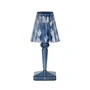 Kartell - Battery Rechargeable table lamp H 30 cm, sky blue