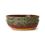 HKliving - 70's Pasta bowl, Ø 19.5 cm, cove (set of 2)