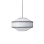 New Works - Kite pendant light, Ø 55 cm, white / black