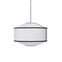 New Works - Kite pendant light, Ø 65 cm, white / black