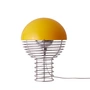 Verpan - Wire Table lamp Ø 30 cm, chrome / yellow