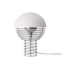 Verpan - Wire Table lamp Ø 30 cm, chrome / white