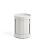 HAY - Facet Cabinet with feet and castors, low, misty gray