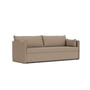 Audo - Offset sofa bed, 3-seater, flint (Yarn Collective Logan)