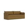 Audo - Offset sofa bed, 3-seater, gold ( Audo Bouclé 06)