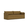 Audo - Offset sofa bed, 3-seater, gold ( Audo Bouclé 06)