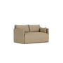 Audo - Offset sofa bed, 2-seater, beige ( Audo Bouclé 02)