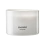 Meraki - Scented candle, Ø 10 cm, White garden