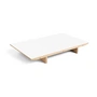 HAY - Inlay top for CPH30 2. 0 extendable dining table, 50 x 80 cm, white laminate / oak lacquered