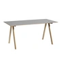 HAY - Copenhague CPH10 2. 0 Table, 160 x 80 cm, lacquered oak / gray
