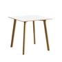 HAY - Copenhague CPH Deux 210 2. 0 Dining table 75 x 75 cm, matt lacquered oak / pearl white laminate