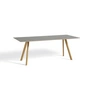HAY - Copenhague CPH30 2. 0 Dining table 200 x 90 cm, lacquered oak / gray linoleum