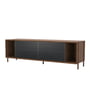 Hartô - Gabin Sideboard 162 x 49 cm, natural walnut / slate gray