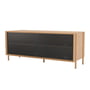 Hartô - Gabin Sideboard 122 x 49 cm, natural oak / slate gray