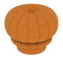 Hartô - Claudie pouf, Ø 55 x H 46 cm, ochre