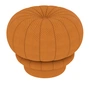 Hartô - Claudie pouf, Ø 55 x H 46 cm, ochre