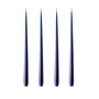 ester & erik - taper candle, 24 cm, No. 28, royal navy / matt (set of 4)