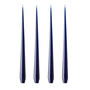 ester & erik - Whip candle, 32 cm, No. 28, royal navy / matt (set of 4)
