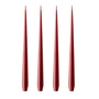 ester & erik - Whip candle, 32 cm, No. 44, wine / matt (set of 4)