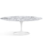 Knoll - Saarinen Tulip Dining table oval Ø 198 cm, white / Mamor Arabescato