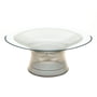 Knoll - Platner coffee table, Ø 107 cm, polished nickel / crystal glass