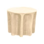 Pulpo - Chouchou stool / side table, round, Ø 55 x H 45 cm, sand