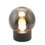 Pulpo - Boule Small Table Lamp, smoke grey / smoke grey / socket black
