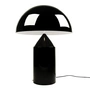 Oluce - Atollo table lamp 233, black RAL 9005 / inside white RAL 9003