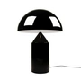 Oluce - Atollo table lamp 239, black RAL 9005 / inside white RAL 9003
