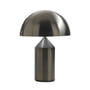 Oluce - Atollo table lamp 239, satin black nickel / inside white RAL 9003