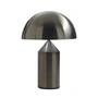 Oluce - Atollo table lamp 239, satin black nickel / inside white RAL 9003
