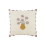 Nobodinoz - Vibes cushion 40 x 40 cm, flowers, lilac