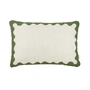 Nobodinoz - Vibes cushion L, 45 x 30 cm, green