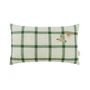 Nobodinoz - Vibes cushion M, 44 x 25 cm, bird, green