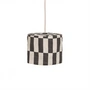 Nobodinoz - Vibes lampshade, Ø 20 cm, linen, black
