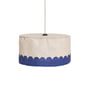 Nobodinoz - Vibes lampshade, Ø 40 cm, linen, blue