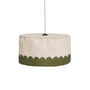 Nobodinoz - Vibes lampshade, Ø 40 cm, linen, green