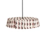 Nobodinoz - Vibes lampshade, Ø 50 cm, cotton, auburn / black