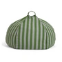 Nobodinoz - Vibes round beanbag, Ø 70 x H 30 cm, green / blue