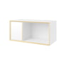 Müller Small Living - Vertiko Sixteen shelf unit, door left, white