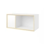 Müller Small Living - Vertiko Sixteen shelf unit, door left, white