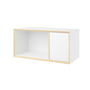 Müller Small Living - Vertiko Sixteen shelf unit, door right, white