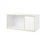 Müller Small Living - Vertiko Sixteen shelf unit, door right, white