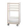 Tojo - Fahrbar Trolley, with triple compartments, white