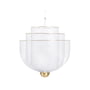 Moooi - Meshmatics LED chandelier Ø 58 cm, steel / brass