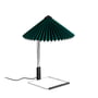 Hay - Matin LED table lamp S, green / mirror