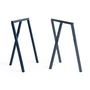 HAY - Loop table trestles Stand Frame, H 72 cm, deep blue (2 pieces)