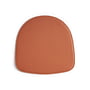 Hay - Seat cushion for AAC chair with armrest, cognac leather (Scozia)