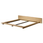 OUT Objekte unserer Tage - Faro XLarge bed, with headboard, 200 x 200 cm, solid waxed oak